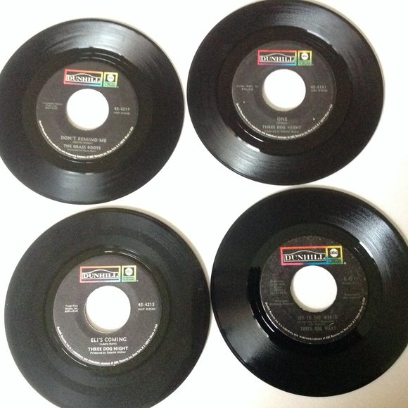 Four 45's: Three Dog Night and The Grass Roots - Picture 1 of 1